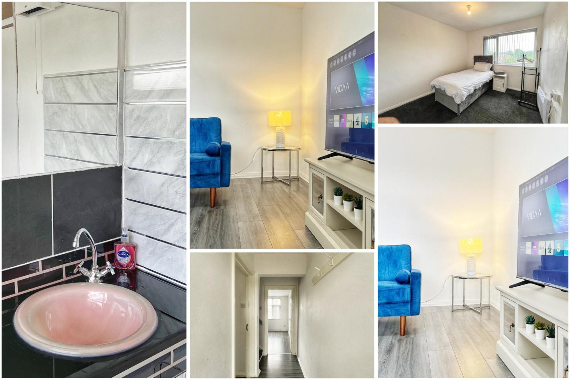 Rusholme Apartment - Sleeps 4 Manchester Exteriör bild